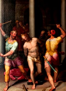 Bologna Pinacoteca Nazionale - Denijs Calvaert (1540-1619) - De geseling van Christus - 26-04-2012 9-38-05. Free illustration for personal and commercial use.