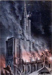 Bombardement de la cathédrale de Strasbourg la nuit du 24 août 1870