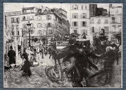 Boldini - Parigi con Place Pigalle, 1874 ca.