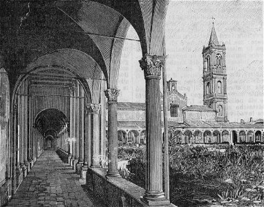 Bologna – Camposanto (xilografia)