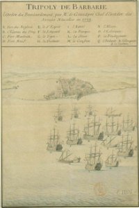Bombardement de Tripoli en 1728 par la flotte française