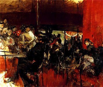 Boldini - The Red Café, 1887