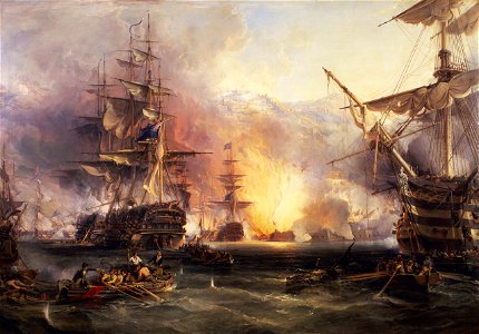 Bombardment of Algiers 1816 by Chambers