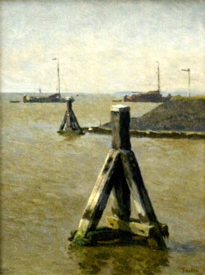Bollard - Painting of Willem Bastiaan Tholen