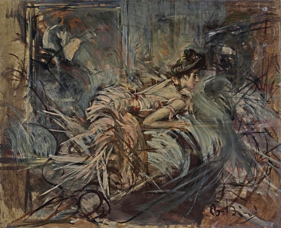 Boldini - The Artist's Model