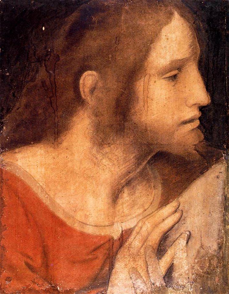 Boltraffio after Leonardo da Vinci, Head of St James the Less