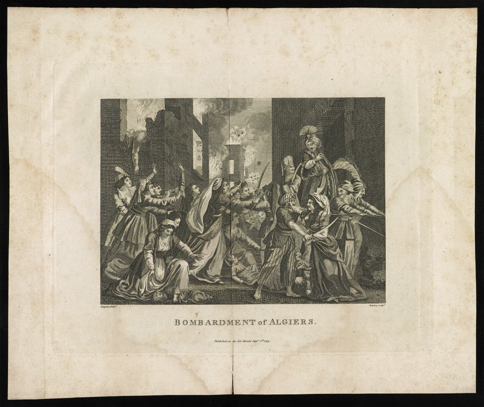 Bombardment of Algiers - Sergent, delint. ; Barlow, sculpt. LCCN2013651020