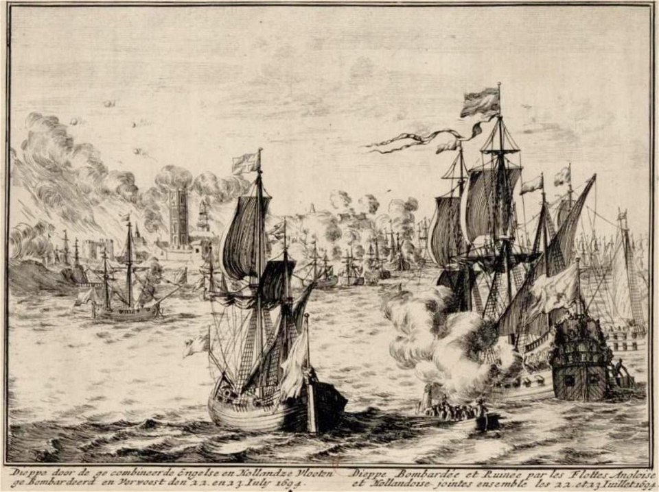Bombardement de Dieppe en 1694