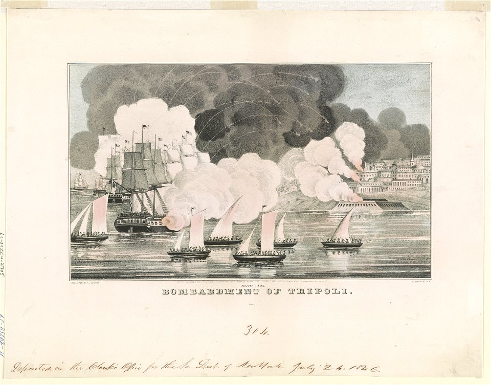 Bombardment of Tripoli LCCN90711989