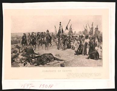 Bonaparte en Égypte - peint par E. Detaille ; Edouard Detaille 1878 ; photogravure Goupil & Cie. LCCN2014649325
