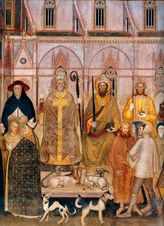 Andrea di Bonaiuto. Santa Maria Novella 1366-7 fresco 0012