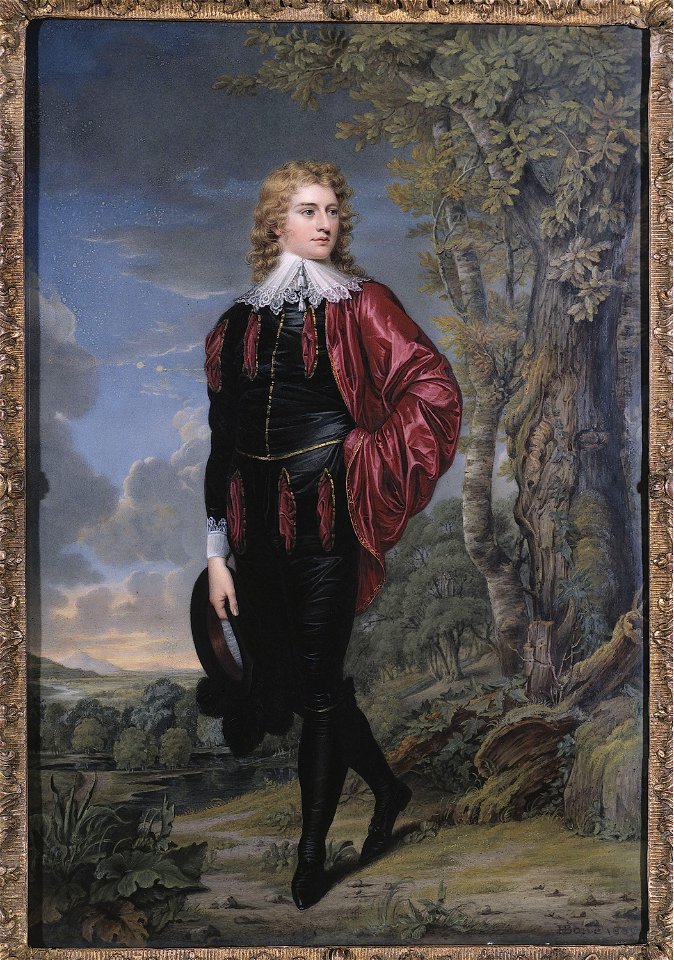 Bone, Henry - Portrait en pied de Henry-Philip Hope - J 786 - Musée Cognacq-Jay