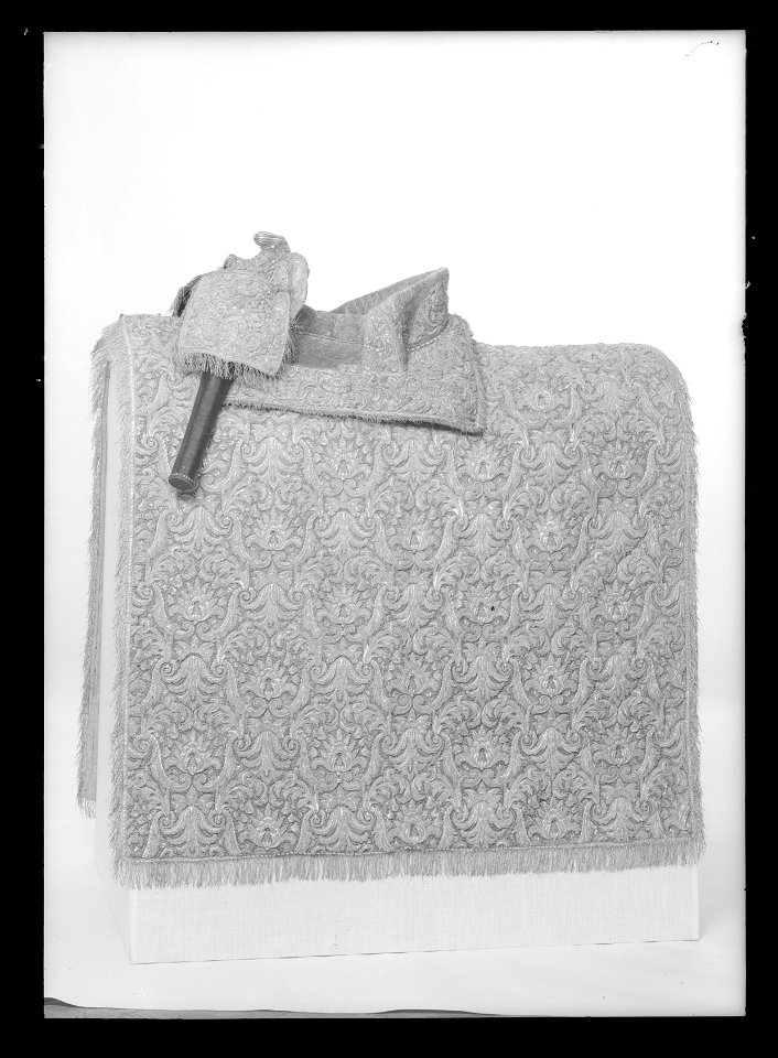 Bomsadel. Använd av Karl X Gustav vid drottning Kristinas kröning, 1650-10-20 - Livrustkammaren - 18656