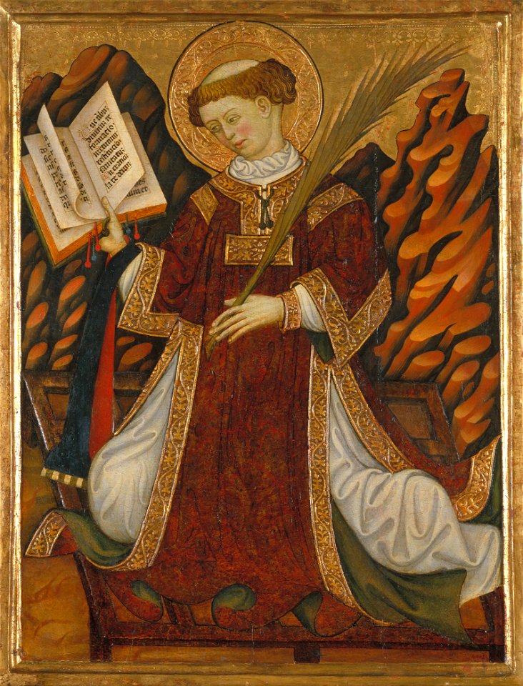 Bonanat Zaortiga - Saint Lawrence - Google Art Project