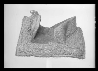 Bomsadel. Använd av Karl X Gustav vid drottning Kristinas kröning, 1650-10-20 - Livrustkammaren - 78577