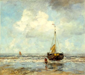 Bomschuit op het strand Centraal Museum 21781