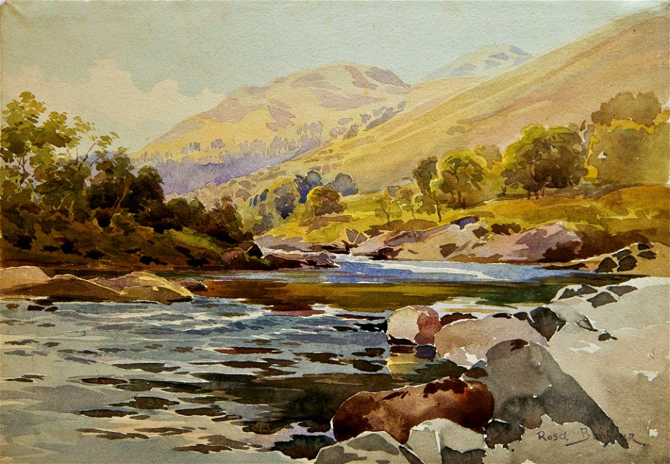 Rosa Bonheur Flusslandschaft