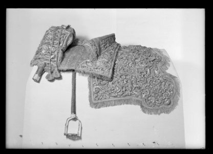 Bomsadel, Frankrike, 1600-talets mitt, till hästen Le Frontinaux - Livrustkammaren - 10178