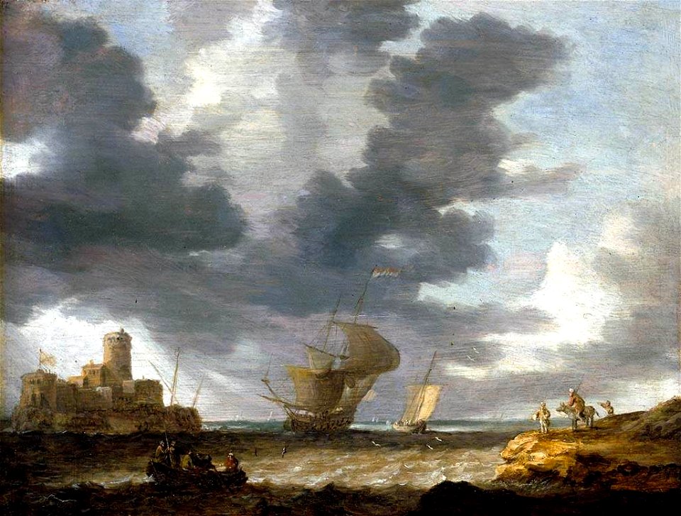 Bonaventura Peeters - Breezy Estuary Scene - WGA17126