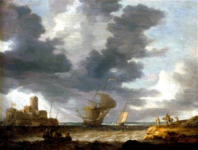 Bonaventura Peeters - Breezy Estuary Scene - WGA17126