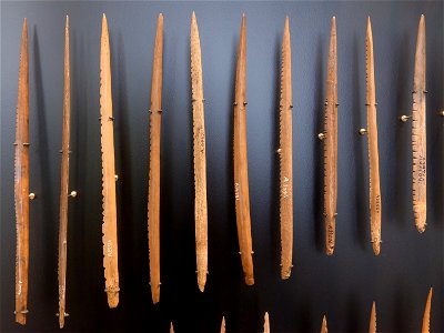 Bone points for fish spears Nationalmuseet