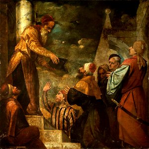 Bonifazio de' Pitati (1487-1553) (studio of) - Lycurgus Giving Law to the People - 1257244 - National Trust