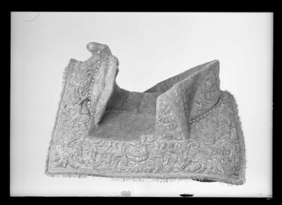 Bomsadel. Använd av Karl X Gustav vid drottning Kristinas kröning, 1650-10-20 - Livrustkammaren - 70018