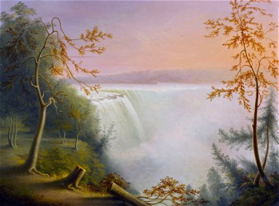 Bonhams - Rembrandt Peale (American, 1778-1860) Niagara Falls 18 x 24inFXD