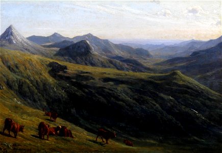 Auguste et Rosa Bonheur - bovins sur une colline