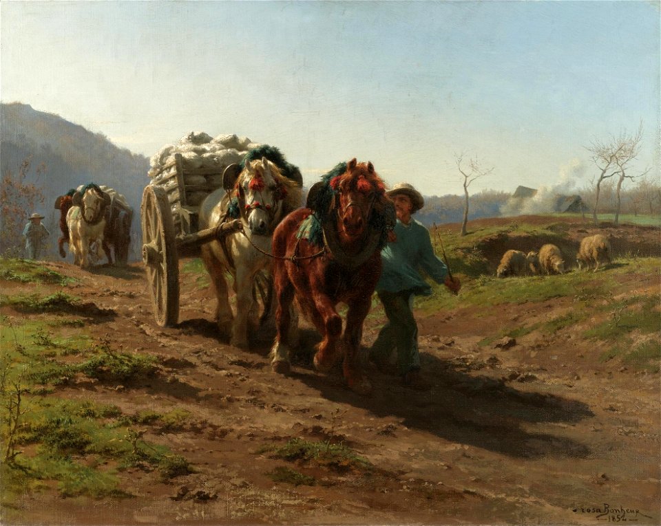 Rosa Bonheur - Retour de champs (1854)