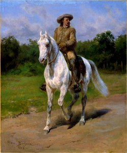 Rosa Bonheur - Portrait de Col. William F. CodyFXD. Free illustration for personal and commercial use.