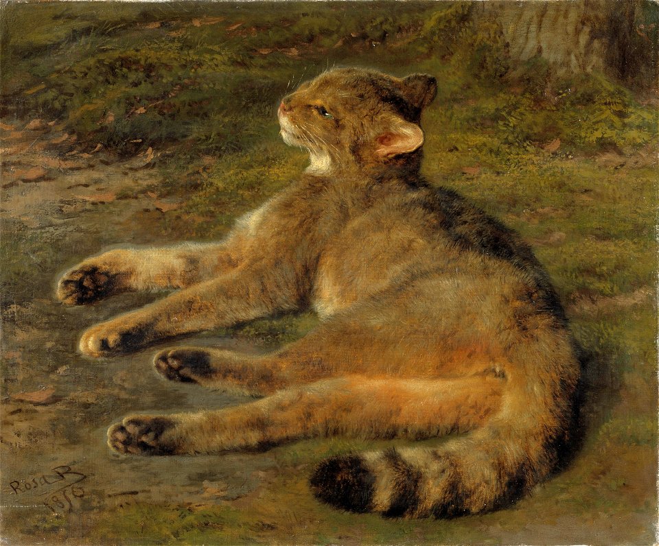 Wild Cat (Rosa Bonheur) - Nationalmuseum - 19965