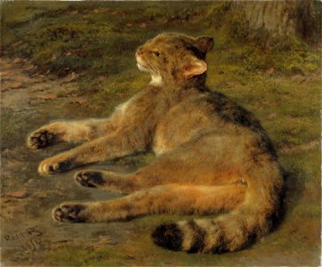 Wild Cat (Rosa Bonheur) - Nationalmuseum - 19965