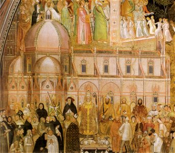 Andrea di bonaiuto, dettaglio dal cappoellone degli spagnoli