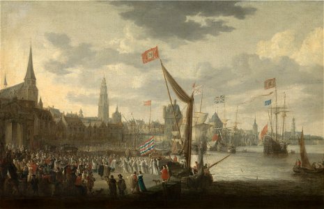 Bonaventura Peeters (I) - Reception of St Norbert at the Kranenhoofd in Antwerp
