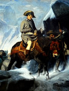 Bonaparte franchissant les Alpes, Delaroche, 1848-1850