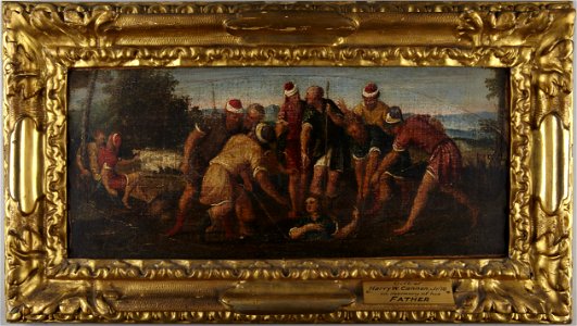 Bonifazio de' Pitati - Joseph Lowered into the Well - y1935-48 - Princeton University Art Museum