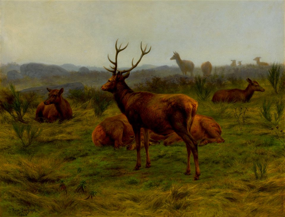 Rosa Bonheur - Le monarque de la meute