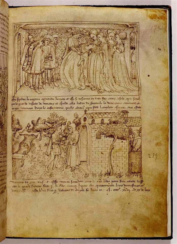 Bonifacio Bembo. Historia di Lancillotto del Lago (Pal. 556) Biblioteca Nazionale Centrale di Firenze