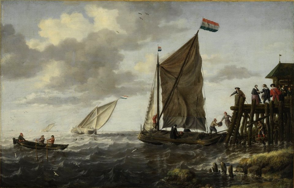Bonaventura Peeters (I) - Arrival of the Boat