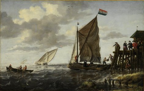 Bonaventura Peeters (I) - Arrival of the Boat