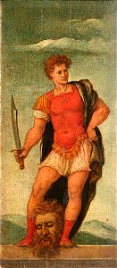 Bonifazio de' Pitati (1487-1553) (style of) - David with the Head of Goliath - 1535141 - National Trust