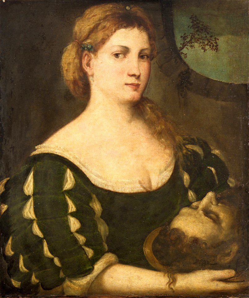 Bonifazio de’ Pitati, gen. Bonifazio Veronese - Salome mit dem Haupt Johannes d. Täufers - GG 2600 - Kunsthistorisches Museum