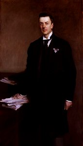 Joseph ('Joe') Chamberlain by John Singer Sargent. Free illustration for personal and commercial use.