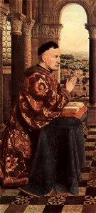 Chancellor Rolin detail 2