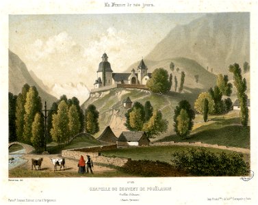 Chapelle du couvent de Pouëlahun (i.e. Pouey Lahun) - Vallée d'Azun (Hautes Pyrénées) - Fonds Ancely - B315556101 A MERCEREAU 7 024