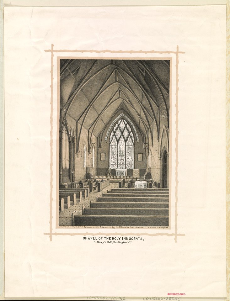 Chapel of the Holy Innocents, St. Mary's Hall, Burlington, N.J. LCCN2001700466