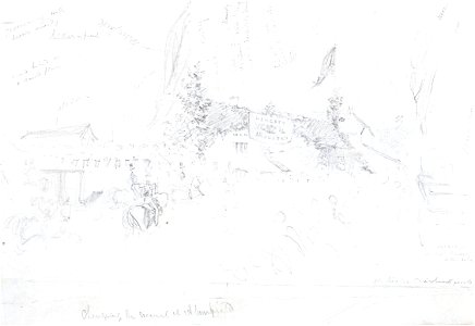 Changing the Escort at Abourfield - Ebenezer Landells - 1845