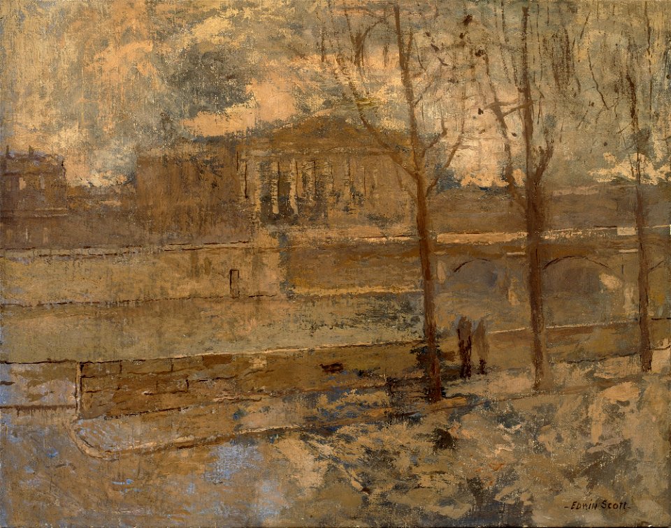 Chambre des Deputes in a Mist-1952.13.104 1
