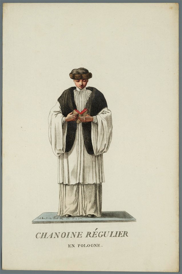Chanoine Régulier en pologne, objectnr A 16376